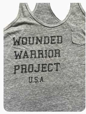 Under Armour Gray WOUNDED WARRIOR PROJECT Tank Top